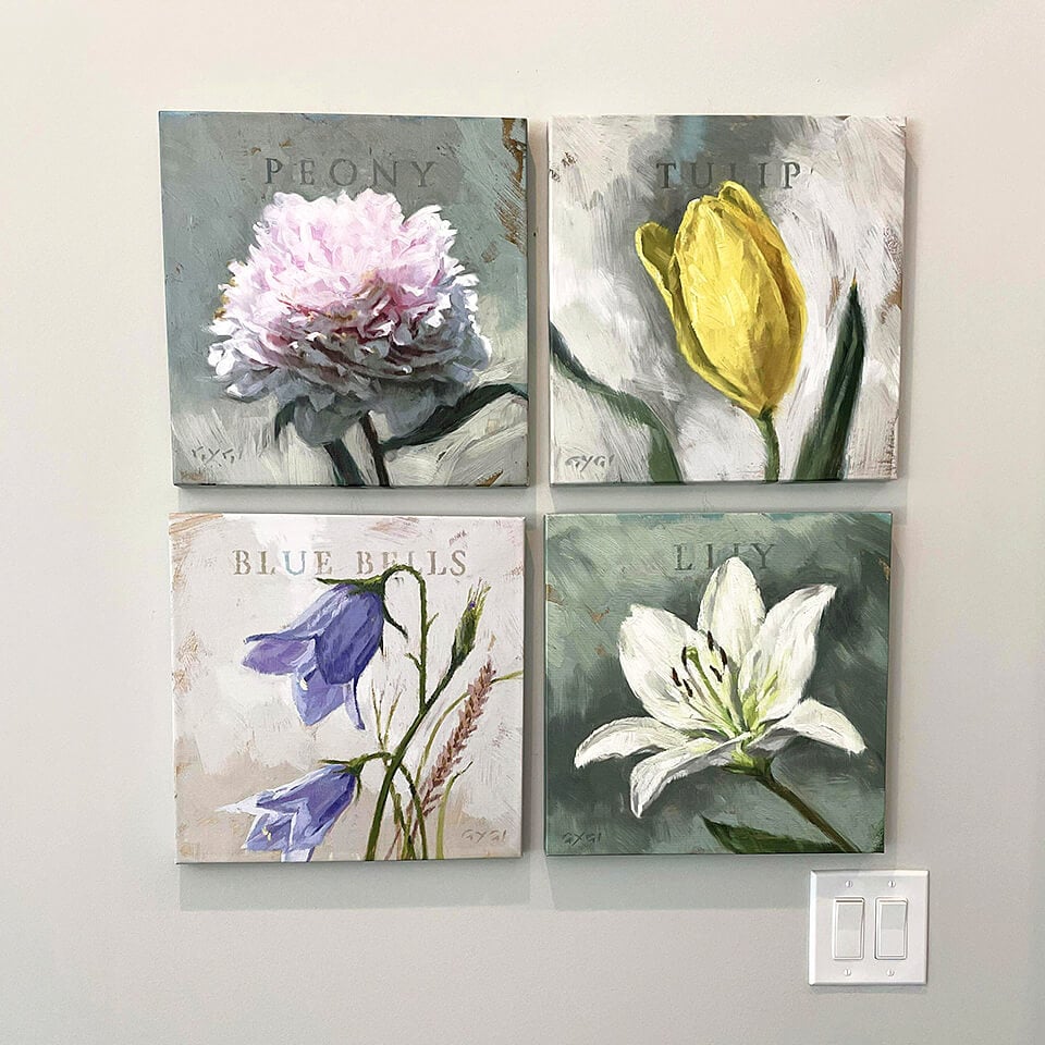 Peony Giclee Wall Art