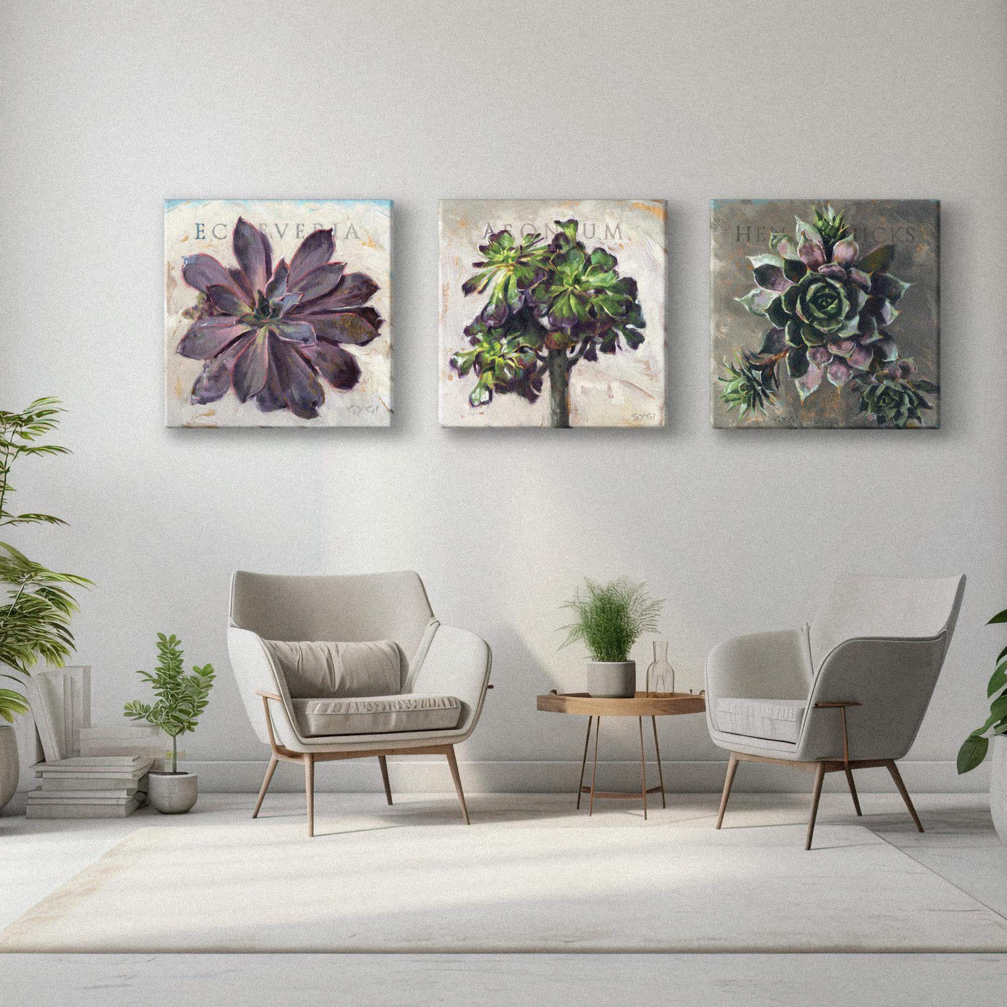 Echeveria Giclee Wall Art