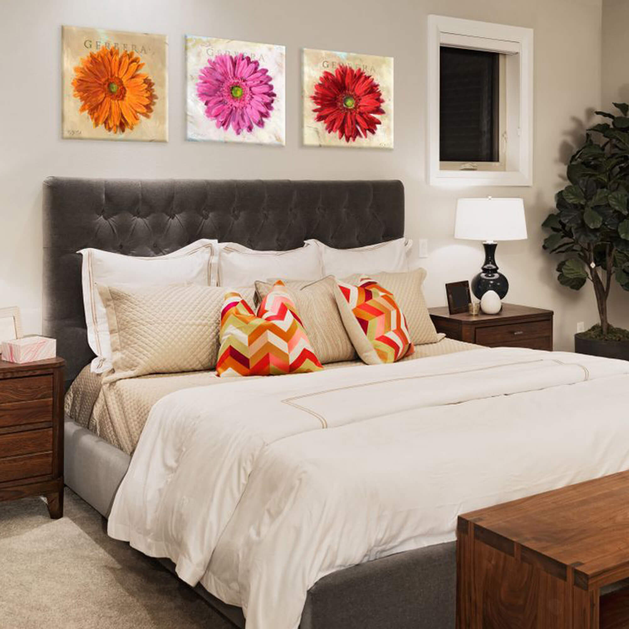 Red Gerbera Giclee Wall Art