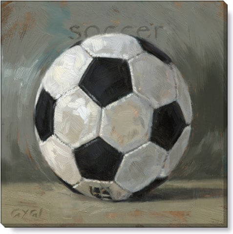 Soccer Ball Giclee Wall Art