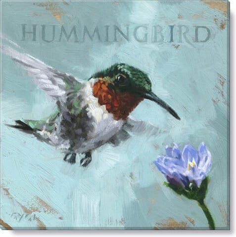 Hummingbird Giclee Wall Art