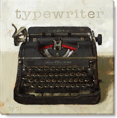Typewriter Giclee Wall Art