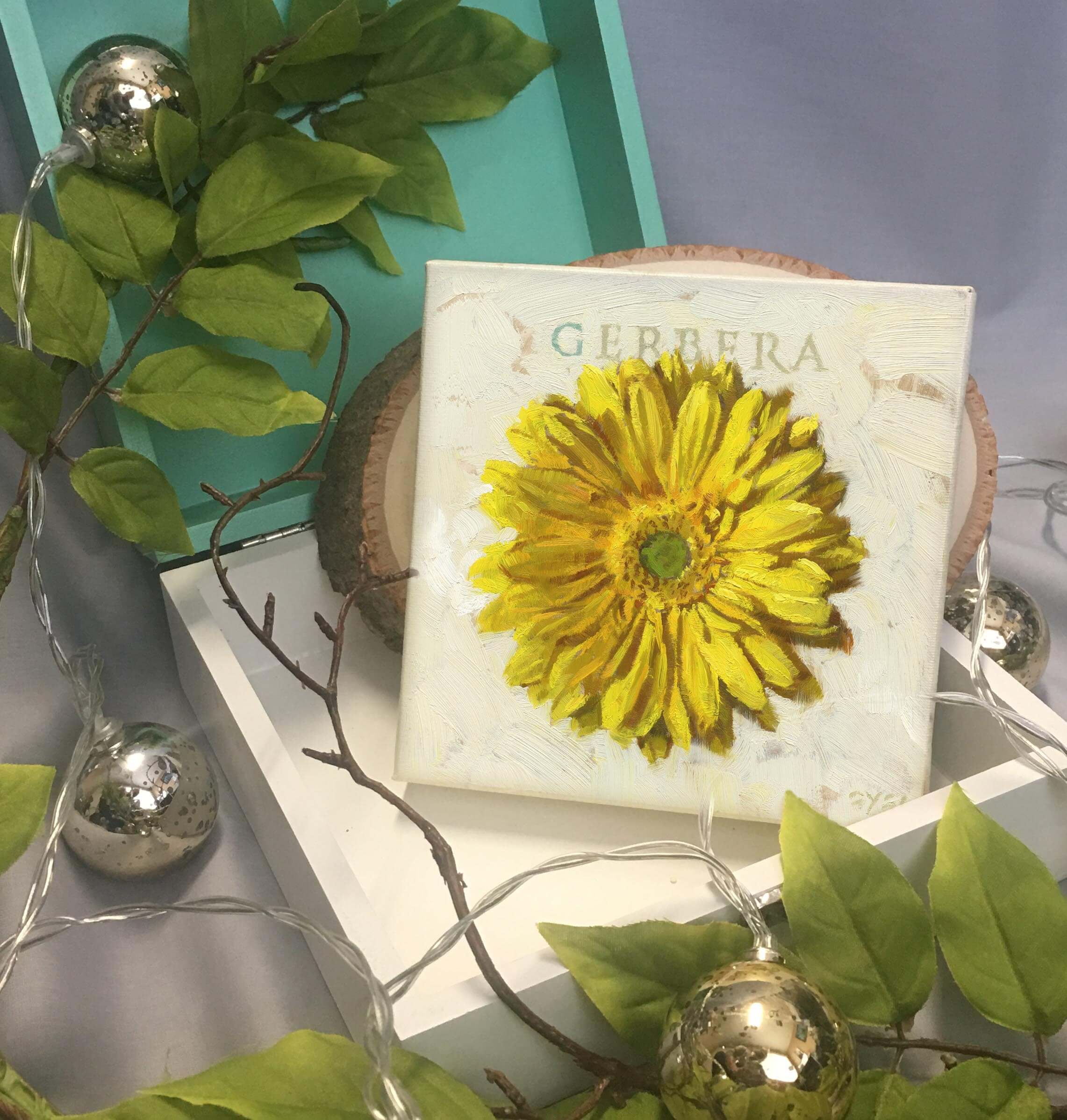 Yellow Gerbera Giclee Wall Art