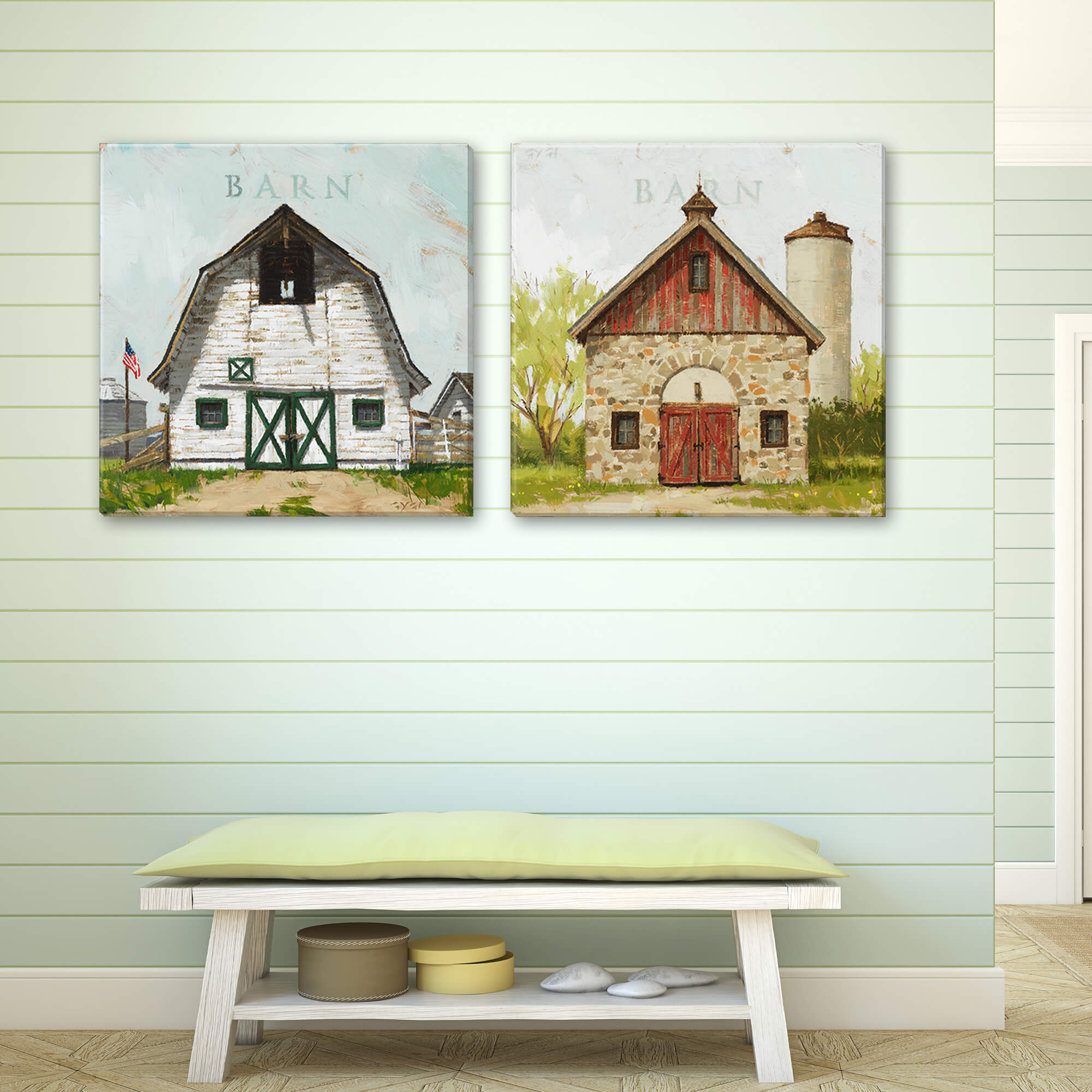 Stone Barn Giclee Wall Art