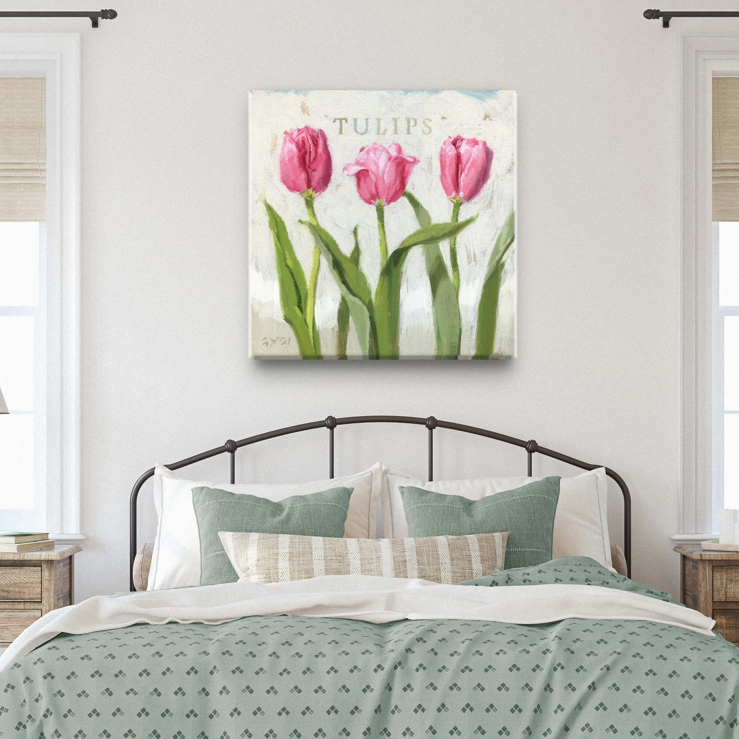 Tulip Trio Giclee Wall Art