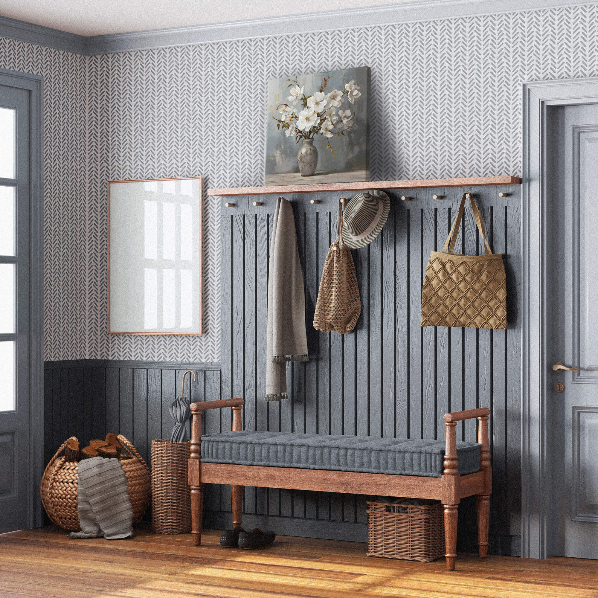 White Dogwood Bouquet Art