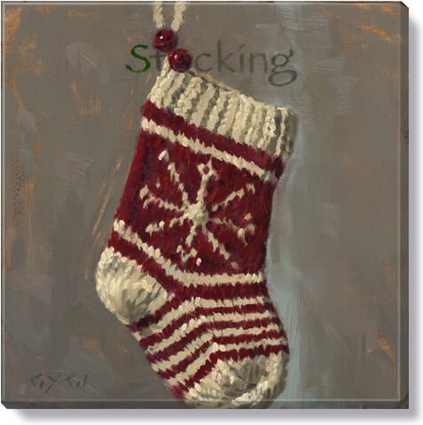 Stocking Giclee Wall Art