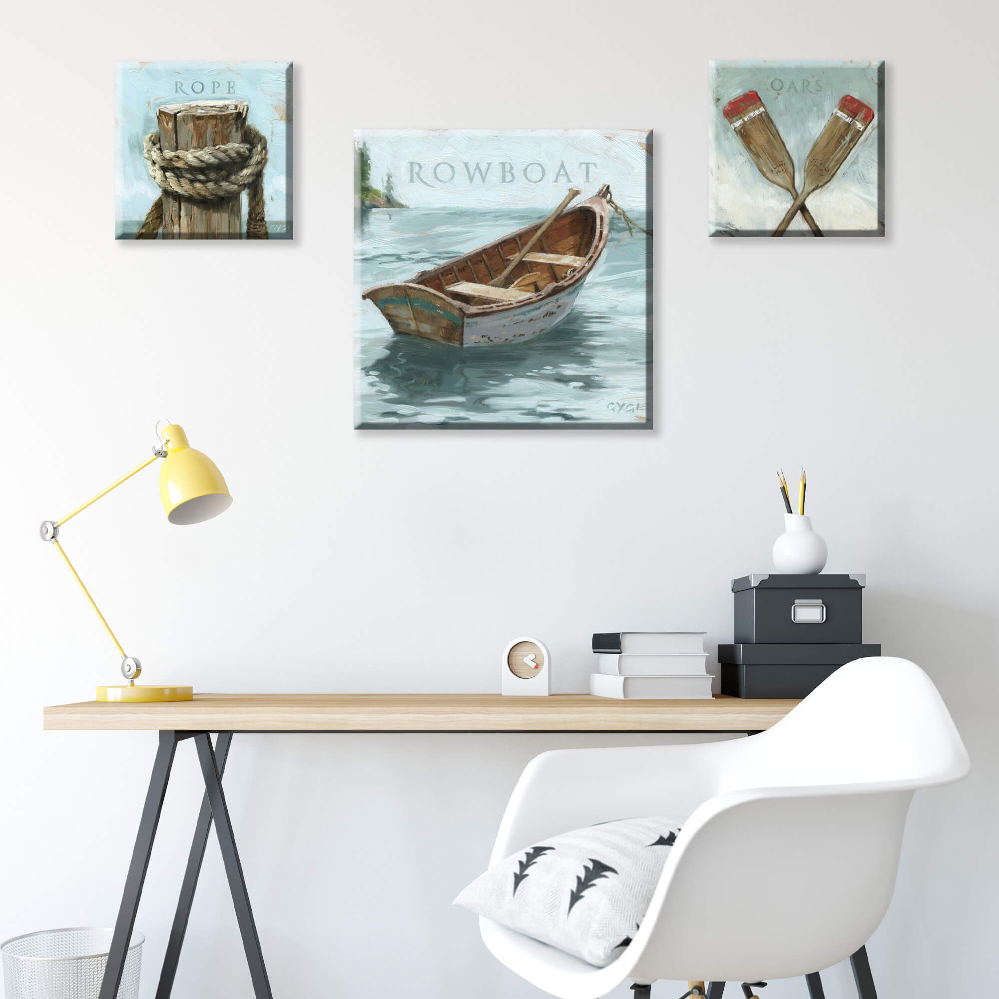 Rowboat Giclee Wall Art