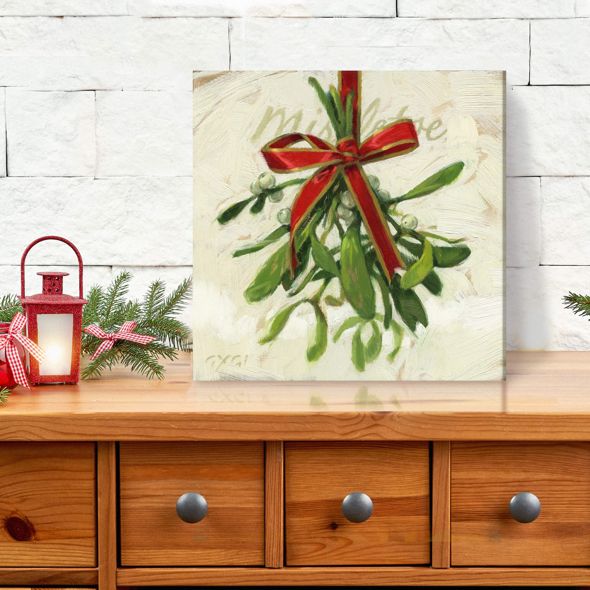 Mistletoe Giclee Wall Art