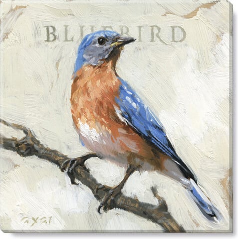 Bluebird Giclee Wall Art