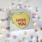 Yellow Candy Heart Giclee Wall
