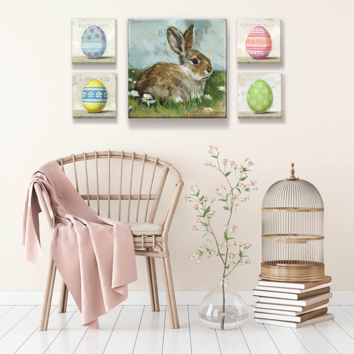 Easter Egg (Pink) Giclee Wall