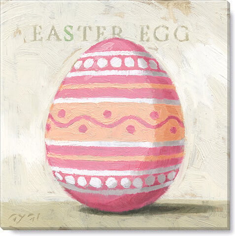 Easter Egg (Pink) Giclee Wall