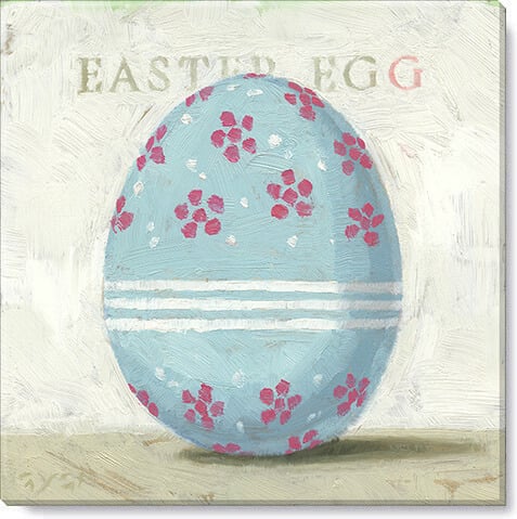 Easter Egg (Blue) Giclee Wall
