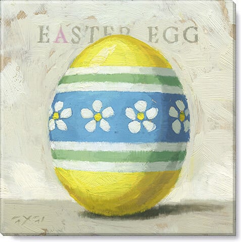 Easter Egg (Yellow) Giclee Wal