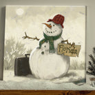 Snowman/Suitcase Giclee Art