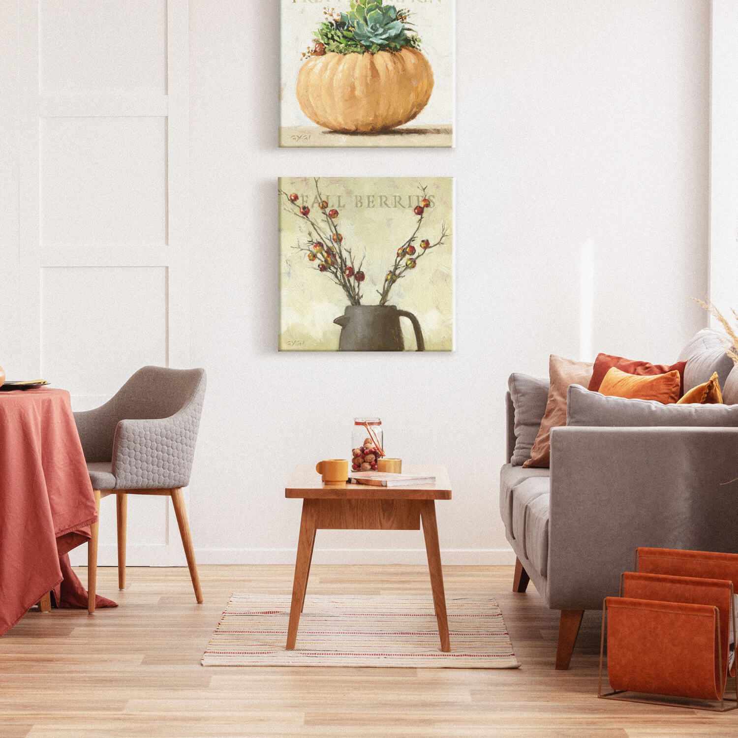 Fall Berries Giclee Wall Art