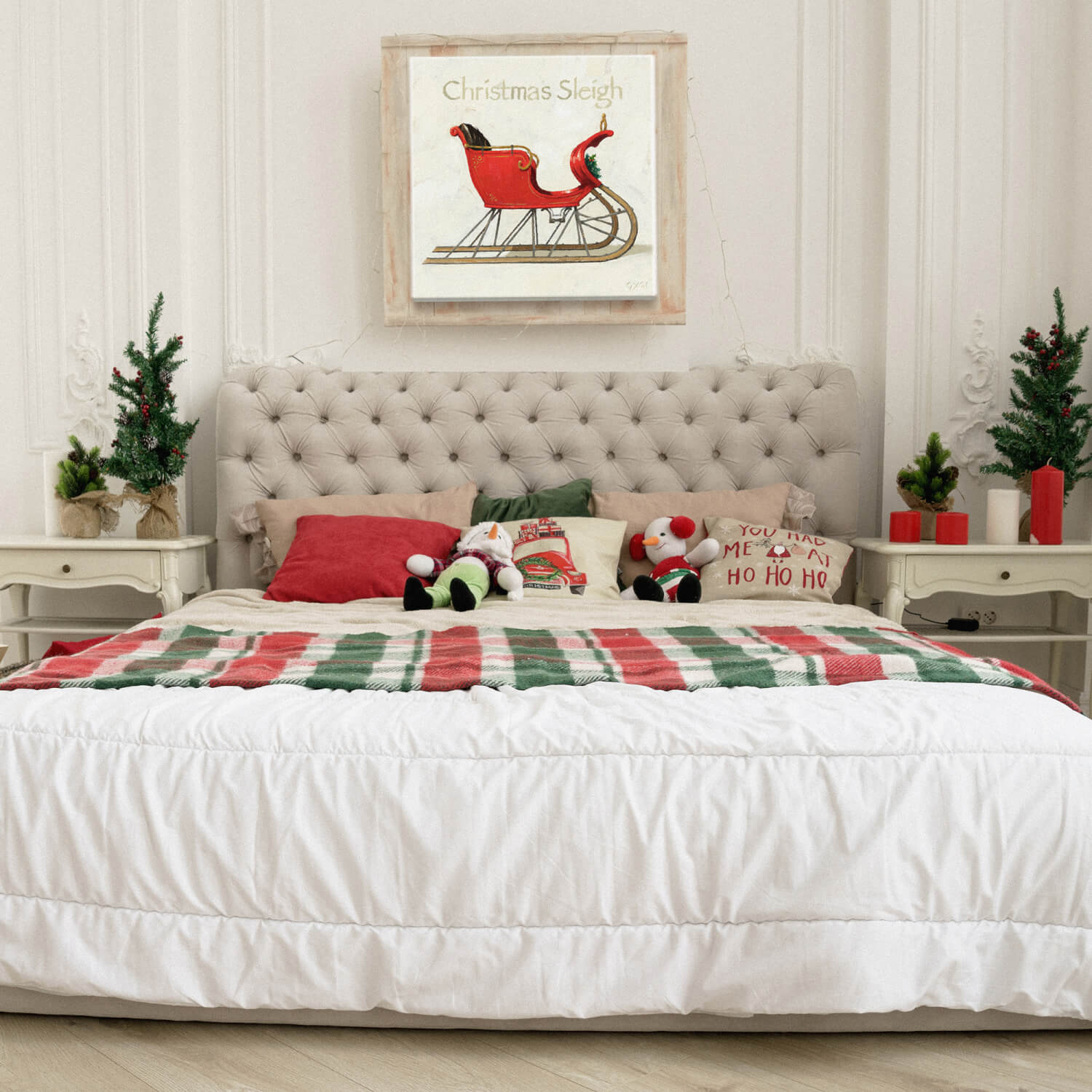 Christmas Sleigh Giclee Art