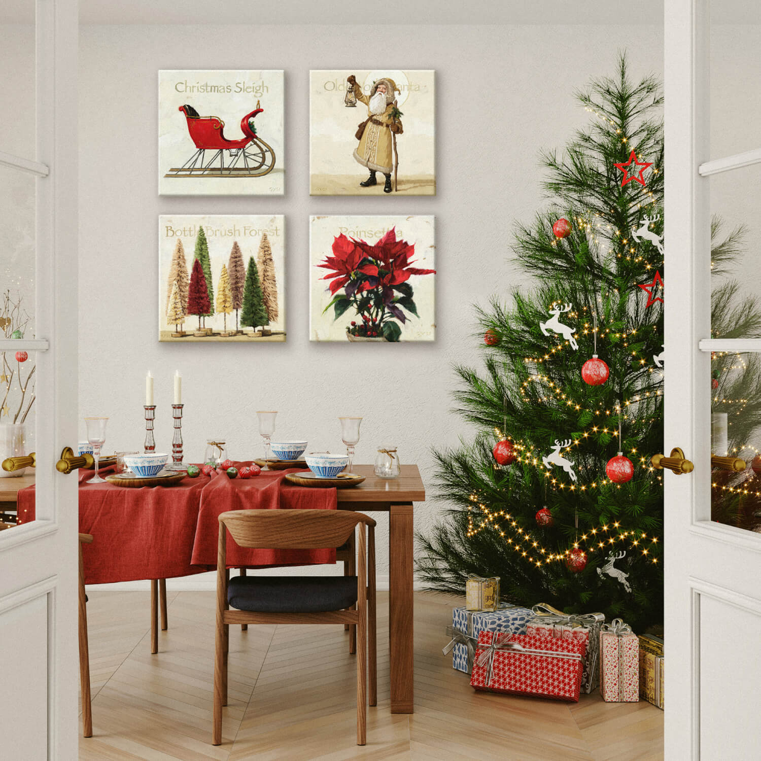 Olde World Santa Giclee Art