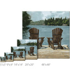 Adirondack Chairs Giclee Art