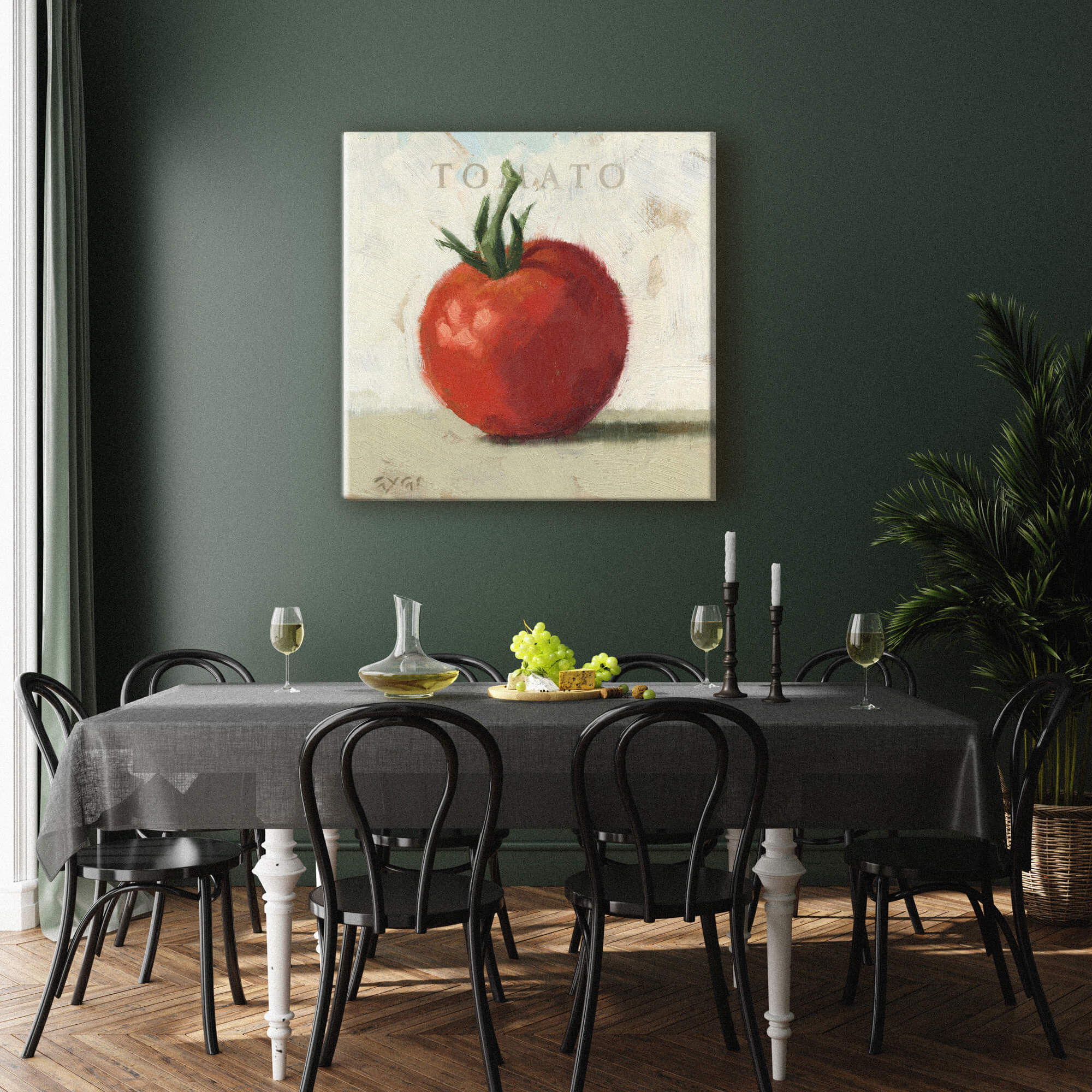 Garden Tomato Canvas Art