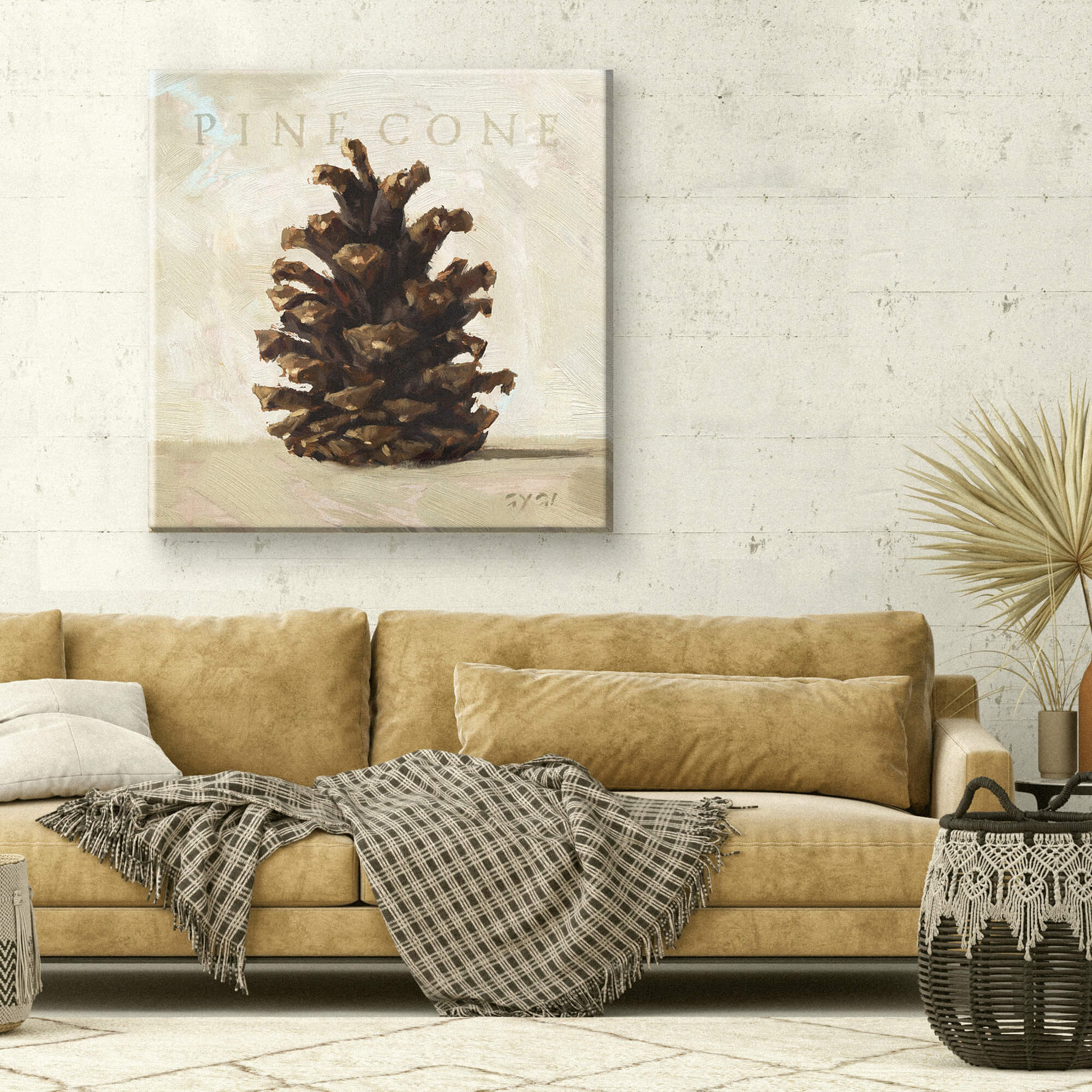 The Pine Cone Canvas Art
